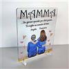 PV Grafik® Targa festa della Mamma idea regalo con nomi,Targa personalizzata Mamma, Idea regalo Mamma, regalo compleanno Mamma e regalo Natale Mamma, Regalo Figlio Figlia Mamma.(TR1)