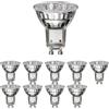 ledscom.de 10 lampadine LED GU10, PAR16, bianco (4000 K), 2,1 W, 206lm, 118°, specchio riflettente (argento)