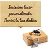 Stileitaliano Set da Vino Personalizzato in Legno 3 accessori incisione personalizzata idea regalo compleanno kit sommelier (Personalizzato)