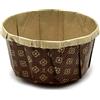 Erre4M Stampo per panettone in carta rigido apribile 10 pezzi, stampi in carta da 500 gr (500 GR)