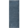 TESSO LIVING Passatoia Corridoio Kilim Vintage 80x195 cm Blu Lavabile Pelo Corto Antiscivolo Oeko-Tex Design Belga