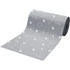 SaRani Tappeto Guida Passatoia Corsia Runner da Cucina Gomma Antiscivolo Fantasia Cuore Bianco (Grigio, 250x50 cm)