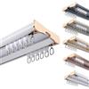 Generic Binario Per Tende A Doppia Fila Silenzioso Binario Tenda Soffitto Scorrevole Bastoni Per Tende Doppi In Alluminio Sistemi Di Binario Tende Da Doccia 160 220 250 350 420cm(Bianco,200cm)