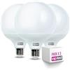 Generic VIPLED- Lampadine LED, attacco grande E27, 20W (Equivalenti a 160W), 1900 Lumen, Lampadina Led globo luce bianca calda 3000K,Massima efficienza e Risparmio Energetico,forma G120 globo -Pacco da 3PZ