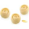 silikomart Stampi in Silicone per Dolci - Givre 30 - ⌀40 H 30 MM - Accessori Professionali per Natale e Pasticceria - Stampini Monoporzione per Dolci Forno