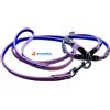 CAMON Parure per Cani Pettorina con Guinzaglio mm10x1400 Cane