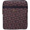Guess Borsa tracolla uomo escape top zip crossbody flat marrone multilogo UB23GU06 HMESCGP2358 Media