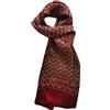 XUYUZUAU Sciarpe da uomo 100% seta, sciarpa a tubo a doppio strato, scialle alla moda, sciarpa da collo, sciarpa formale, per affari, casual, da festa, 160*26cm