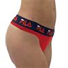 Fila Women's Classic Logo Cotton Thong Panty