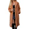 TRIGLICOLEUM Cappotto da donna in pelliccia sintetica alla moda giacca in pelliccia sintetica cappotto di pelliccia spessa e calda cappotto di pelliccia finta pelliccia giacca invernale a maniche
