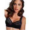 Saggio Lovable 15240 Reggiseno Coppa B C LovRing in Morbido Cotone e Pizzo Senza Ferretto Profumatore Nero B 5