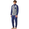Noidinotte; more than pyjamas Noidinotte - Pigiama Uomo Invernale in Micropile Articolo Roberto. - XL Blu