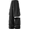 PINTUTU Pantaloni da Trekking con Zip da Uomo Pantaloni da Esterno Ad Asciugatura Rapida Staccabili Leggero E Resistente all'Acqua Protezione Solare Pantaloni Montagna Uomo