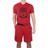 Liverpool F.C. Liverpool FC - Pigiama corto da uomo, ideale come regalo ufficiale, Rosso mélange, XL