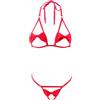 SHERRYLO Micro String Bikini Senza Cavallo Estremo Bikini Sexy Esotico Mini Perizoma Costume Da Bagno Skimpy Costume Da Bagno, 17119-rosso, Taglia Unica