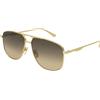 GUCCI Uomo GG0336S-001 occhiali da sole, Oro, 60