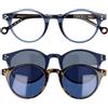 HALLY & SON Occhiali Unisex Adulto, Milgre, 48/22/145
