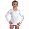 ROSSOPORPORA, 3 Maglie Interne Bimba a Manica Lunga in Caldo Cotone Bianco. 3 Anni