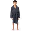 Fruit of the Loom Classic Waffle Robe Accappatoio, Monumento Grigio, 8 Bambini e Ragazzi
