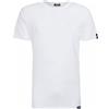 DSQUARED2 T-Shirt a Manica Corta Bianca per Uomo e Donna con Patch Logo M