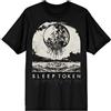 Sleep Token Poem Uomo T-Shirt Nero 3XL 100% Cotone Regular