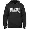 Quarter Mile Clothing Felpa con cappuccio originale Hardcore #1287, Nero , S
