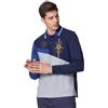 Aeronautica Militare Polo P1822 in Jersey, Frecce Tricolori, da Uomo, Maglia, Camicia, Manica Lunga (IT, Testo, M, Regular, Regular, 94563 Blu-Blu Royal-Grigio)
