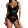 WWricotta Modellante per Donna, Body con Scollo a V, Modellante, Senza Cuciture, Confortevole, Elasticizzato e Snellente.644