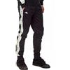 Kappa Pantaloni Tuta da Uomo Marchio, Modello 222 Banda Rastoriai Slim 371C87W, Realizzato in Cotone. M Nero