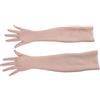 EQAIWUJIE Guanti in silicone realistici per crossdresser o protesi guanti in silicone morbido mano femminile falso, marrone chiaro, Right Arm