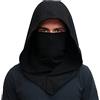 SIC HOODS Assassin Hood And Mask - Passamontagna in Lana, Adattabile, Casual, per Travestimenti da Ren Faire, Carbone, Taglia Unica