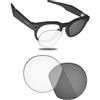 Fiskr Lenti non polarizzate di ricambio compatibili con occhiali da sole Oakley Meta HSTN OW8002 da 51 mm, resistenti agli urti e vestibilità perfetta, fotocromatiche da trasparente a grigio