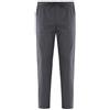 GIBLOR'S Art.19P08P20 Pantalone Enrico Rigato Grigio con Elastico E Coulisse in Vita (L)