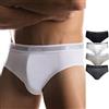 Cotonella (3pz) Slip in Cotone Elasticizzato Uomo (3s, Mix)