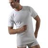 Liabel Maglietta Uomo Cotone Puro Pettinato - Maglia Intima Uomo Girocollo - 3 Pezzi M Bianco
