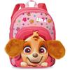 Undercover Zainetto per bambini Paw Patrol, personalizzato con nome, per ragazzi e ragazze, con orecchie in peluche 3D, 8 l, zaino per tempo libero, scuola materna, asilo nido, 31 x 24 x 13 cm