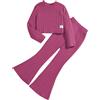 Generic Bambini Inverno Felpa Set Top E Pantaloni Kids Felpa A Maniche Lunghe Top+Pantalone per Ragazze Natale Bimba Winter Snowsuit Bambini Inverno Europa E Stati Uniti Primavera Sportiva Completo Set