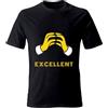 Generico T-Shirt Excellent Mr Burns Cartoon Anime TV Simpson$ (IT, Testo, XL, Regular, Regular, Nero)