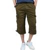 Onsoyours Pantaloncini Corti Uomo Bermuda Cargo Shorts 3/4 Pantaloni Larghi Corti Cotone Lavoro Pantaloni con Tasconi Estive Casual Sportivi A Marrone X-Large