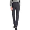 Damart - Pantaloni filettabili in maglia Milano bi-Stretch by Donna, Grigio antracite melange, 46