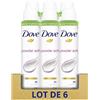 DOVE - Deodorante da donna Powder Soft - Spray antitraspirante - si prende cura delle ascelle quotidianamente - 48 ore di protezione (confezione da 6 x 200 ml)