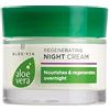 Sescha LR ALOE VIA SERIE - Aloe Vera Crema Notte rigenerante - 50 ml - Con 50% gel di aloe vera, estratto di oliva biologico e olio d'oliva