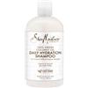 Shea Moisture 100% Virgin Coconut Oil Daily Hydration Shampoo, con latte di cocco e Acacia Senegal, per detergere e nutrire tutti i tipi di capelli, 384 ml
