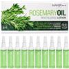 NAVIR Profesional | Fiale anticaduta capelli donna con olio di rosmarino | Lozione per capelli rinforzante con arginina e proteine vegetali | Stimola il cuoio capelluto | 10 fiale x 10 ml