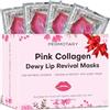 Permotary 30 PCS Moisturizing Lip Mask Crystal Lip Care Pads Mask for Moisturizing & Reducing Chapped, Smoothing Lip Fine Lines-Lip Patches with Moisture Essence to Firms & Hydrate and Plump Your Lips