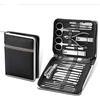 TARSHYRY 26pcs Clipper Set Multifunzionale Portatile Facile Usare Strumento Taglialette per Manicure per Viaggi in Acciaio Inossidabile Viaggio a Casa 26 Pezzi (BLACK)