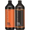 MATRIX Kit Total Results Mega Sleek Shampoo 1000ml + Balsamo 1000ml