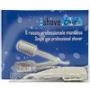 SHAVE ONE RASOIO A MANO LIBERA MEZZA LAMA 100Pz MONOUSO PER BARBA SHAVE ONE USA E GETTA