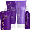 POMÉLO + CO. Pomélo+Co. maschera per capelli, shampoo, balsamo - Set con ingredienti naturali al 99,8% e balsamo per capelli, balsamo per capelli secchi/COSMIC LINE