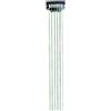 Wambere 6 extension per capelli colorati da 50 cm, clip da donna, senza cuciture, accessorio per capelli da donna, accessorio per capelli, colore verde